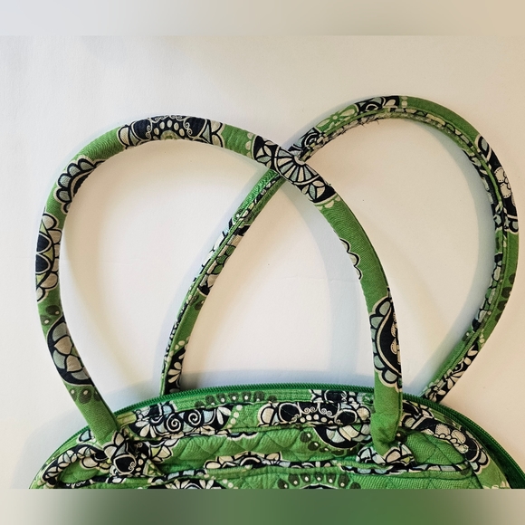 VERA BRADLEY Purse VINTAGE Green Cupcake Pocketbook Handbag - Picture 5 of 7